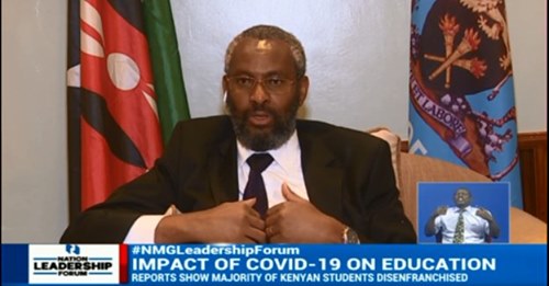 Impact of Covid-19 on Education – Prof. Stephen Kiama live on Nation Leadership Forum 