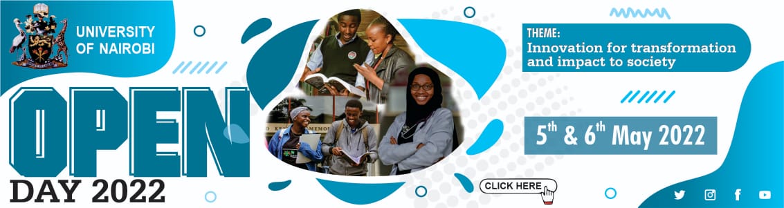 University of Nairobi Open Day 2022 banner.