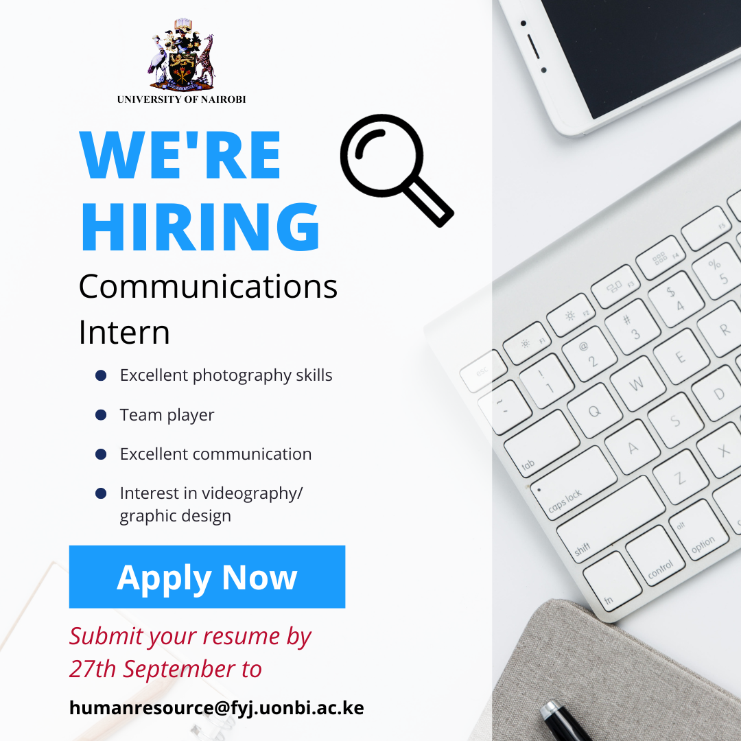 Communications intern.