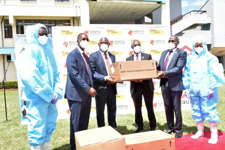 PPEs donation to the School of Medicine.