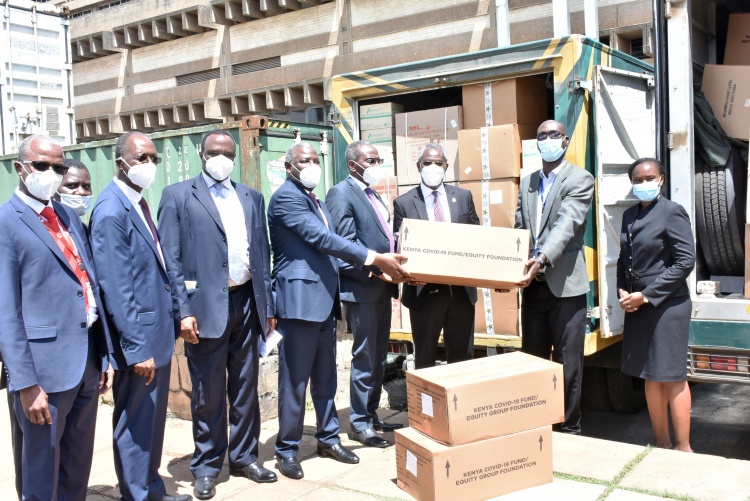 PPEs donation to Kenyatta National Hospital.