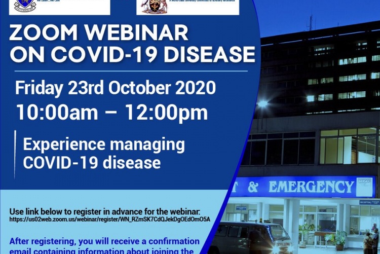 Experience Managing COVID- 19 poster.