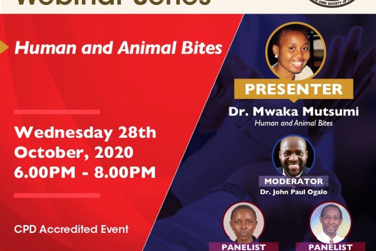 Wound Care Workshop Webinar Series October 28th poster.