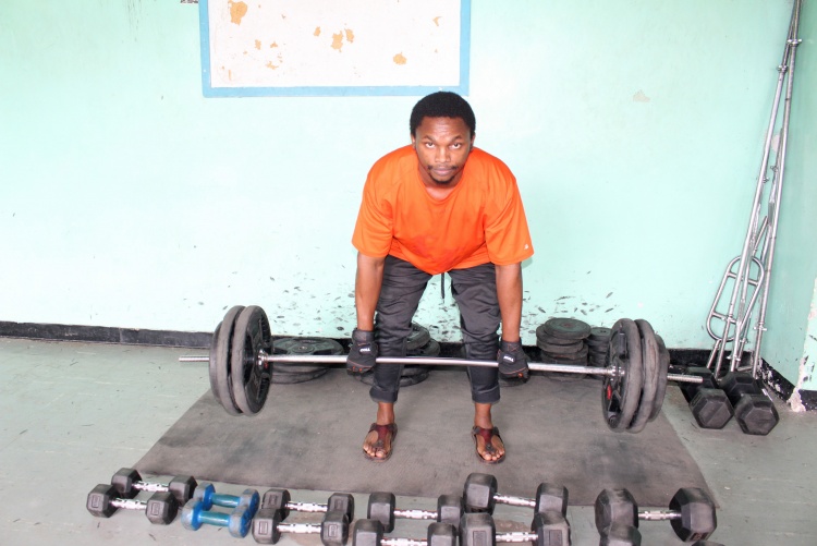 Health and fitness gym at the College of Health Sciences.