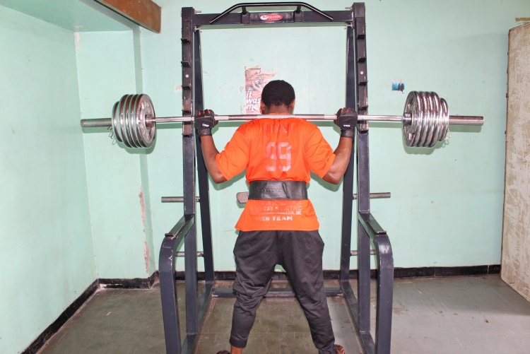 Health and fitness gym at the College of Health Sciences.