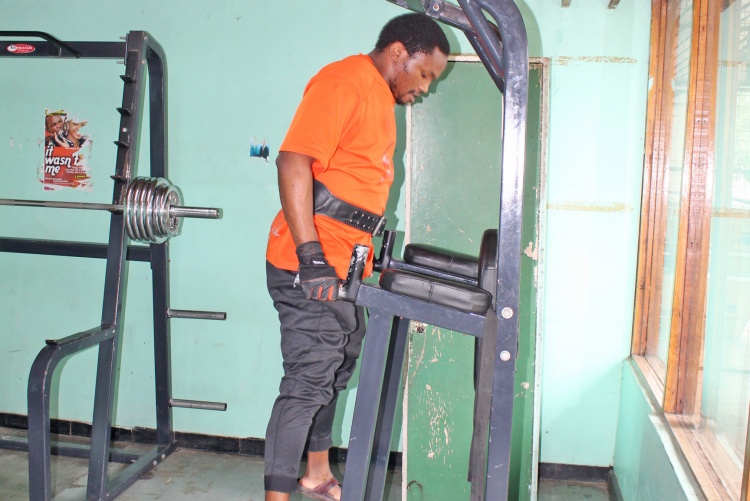 Health and fitness gym at the College of Health Sciences.