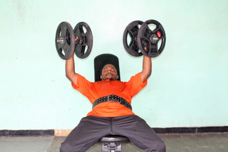Health and fitness gym at the College of Health Sciences.