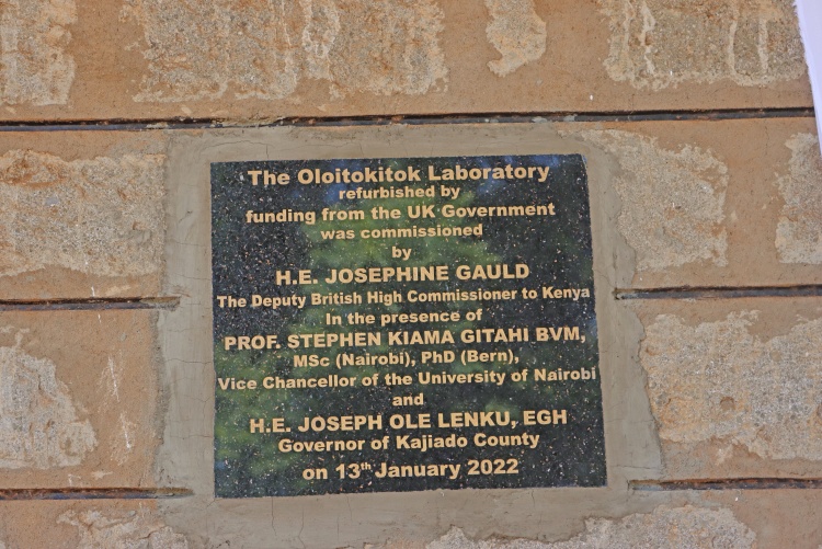 Launch of refurbished One Health laboratory in Kajiado County