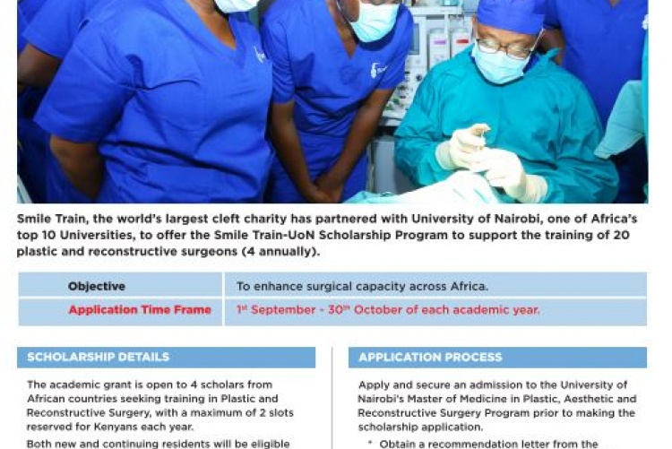 UoN and Smile Train partnership.