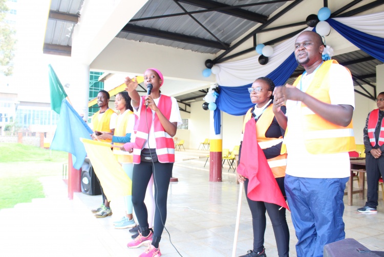 The Association of Medical Students University of Nairobi (AMSUN) Leave No Medic Behind Initiative Charity Run.