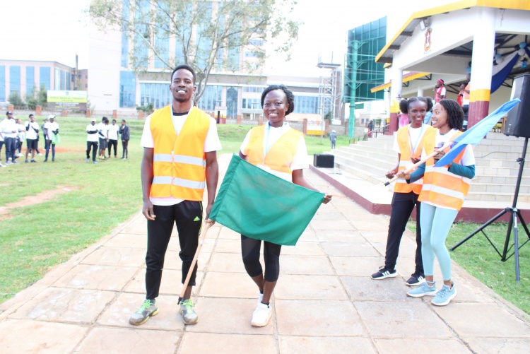 The Association of Medical Students University of Nairobi (AMSUN) Leave No Medic Behind Initiative Charity Run.