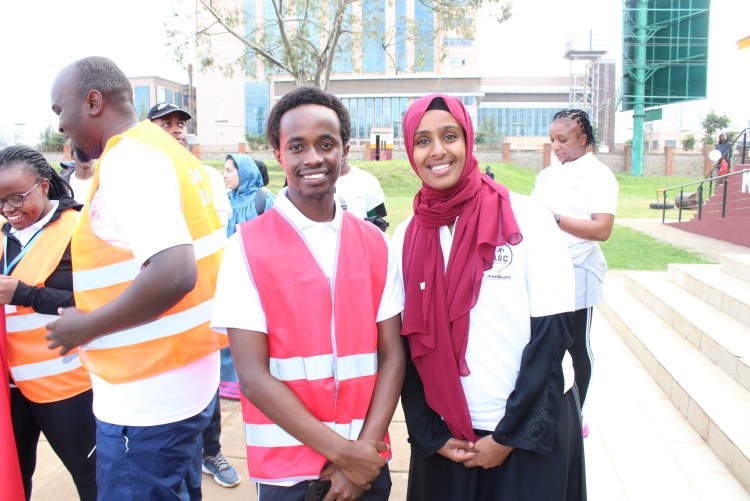 The Association of Medical Students University of Nairobi (AMSUN) Leave No Medic Behind Initiative Charity Run.