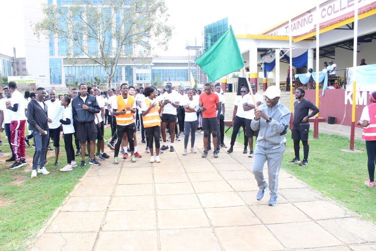 The Association of Medical Students University of Nairobi (AMSUN) Leave No Medic Behind Initiative Charity Run.