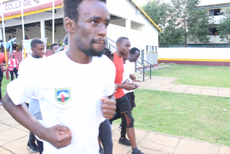 The Association of Medical Students University of Nairobi (AMSUN) Leave No Medic Behind Initiative Charity Run.