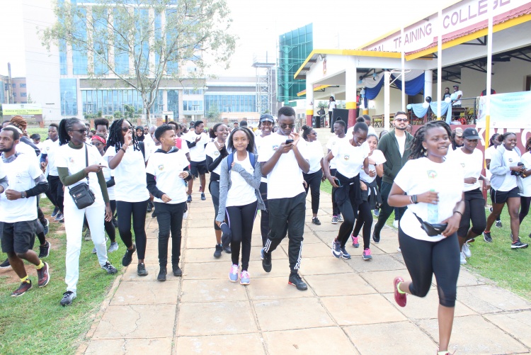 The Association of Medical Students University of Nairobi (AMSUN) Leave No Medic Behind Initiative Charity Run.
