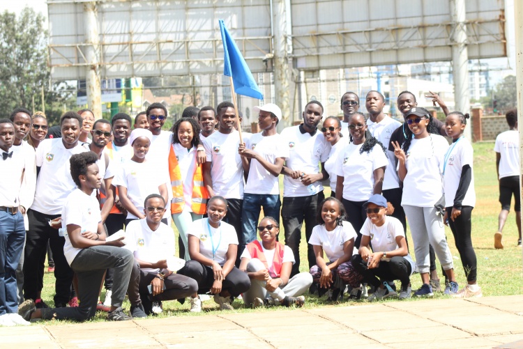 The Association of Medical Students University of Nairobi (AMSUN) Leave No Medic Behind Initiative Charity Run.