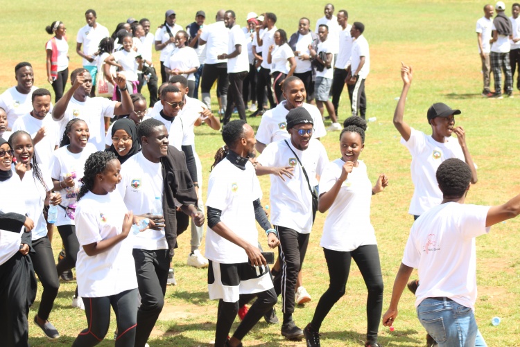 The Association of Medical Students University of Nairobi (AMSUN) Leave No Medic Behind Initiative Charity Run.