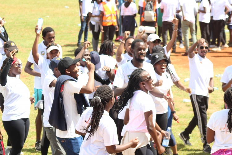 The Association of Medical Students University of Nairobi (AMSUN) Leave No Medic Behind Initiative Charity Run.