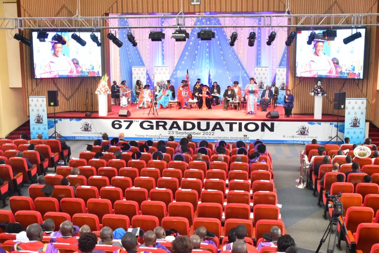 Graduands in attendance 
