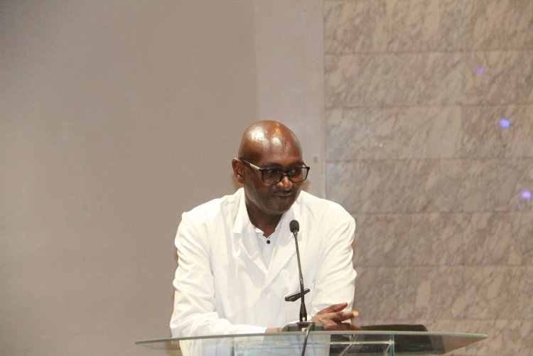 Guest speaker addressing students during the event 