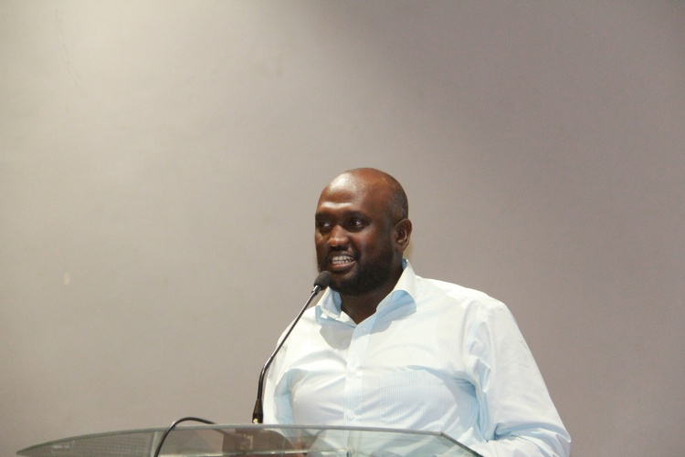 Guest speaker addressing students during the event 