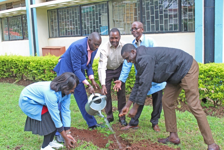 FHS Staff and Students Tree Planting Exercise 
