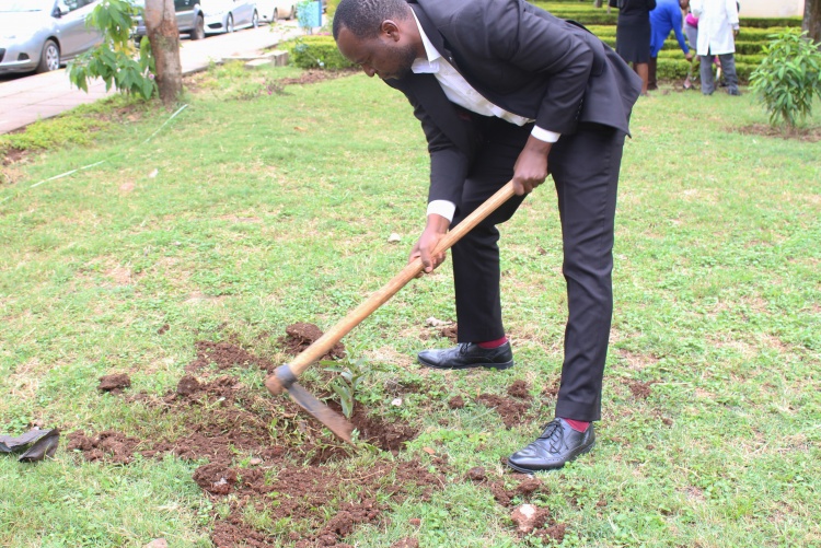 FHS Staff and Students Tree Planting Exercise 