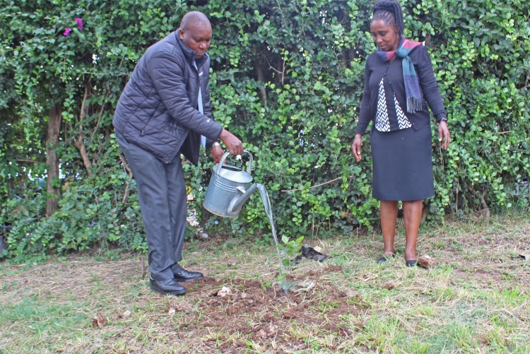 FHS Staff and Students Tree Planting Exercise 