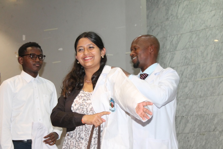 AMSUN hosts 2nd White Coat Ceremony