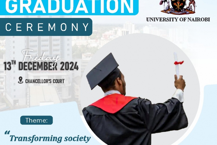 UoN 72nd graduation ceremony poster.