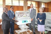 Official handover of assorted medical equipment to the University of Nairobi, College of Health Sciences.