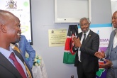Prof. Kiama Vice Chancellor University of Nairobi at the Orthopedic Surgery Multimedia Seminar Room Launch