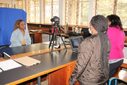 Biometric registration of first year students admitted to the Faculty of Health Sciences.