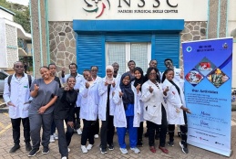 Kenya branch  of the First Aid Club University of Nairobi, Basic Surgical Skills Training.