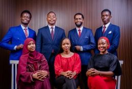 Members of Team Oribo, the newly elected University of Nairobi Students Association (UNSA) Faculty of Health Sciences.